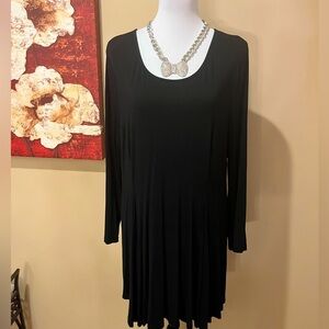 Soma Black Lounge Dress, size XL